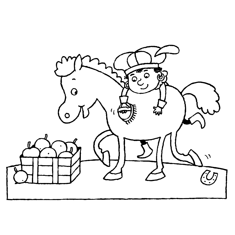 mannetje slikken Onrustig Leuk voor kids – Het paard van Sinterklaas wordt goed verzorgd