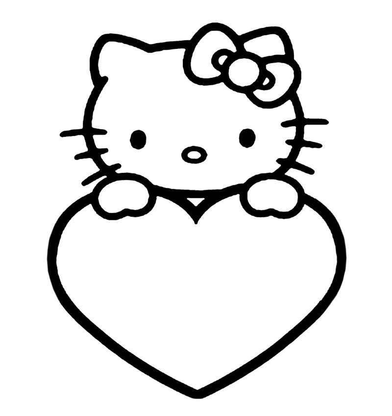 Leuk voor kids - Hello Kitty met een hart